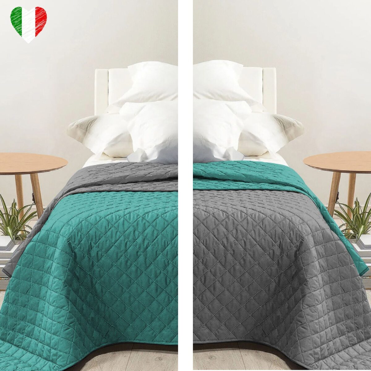 copriletto-bea-tinta-unita-bicolore-petrolio-grigio-primaverile-estivo-microfibra-100-grammi-made-in-italy-copertina