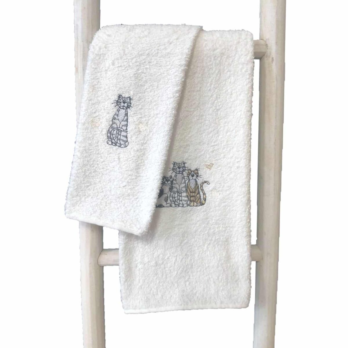 set-asciugamani-1-1-gattini-bianco-spugna-cotone-ricamata-bagno-viso-ospite