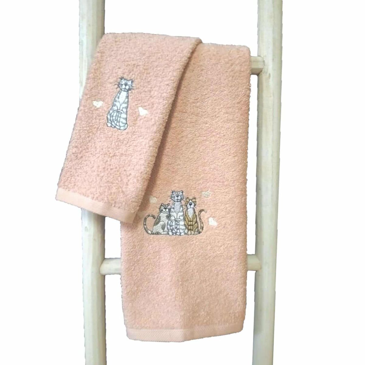 set-asciugamani-1-1-gattini-rosa-spugna-cotone-ricamata-bagno-viso-ospite