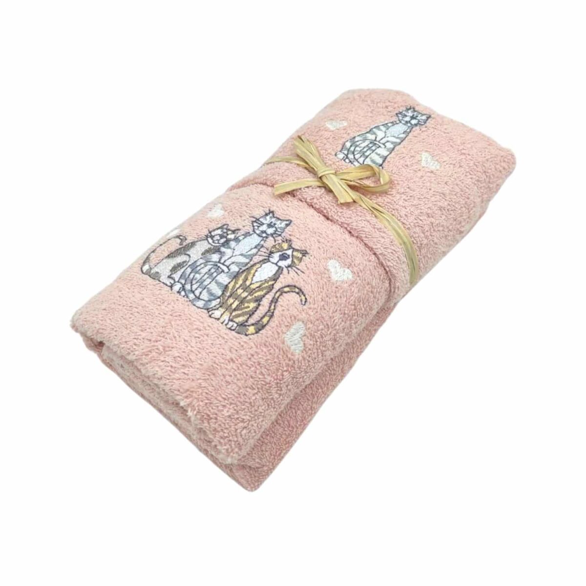 set-asciugamani-1-1-gattini-rosa-spugna-cotone-ricamata-bagno-viso-ospite-confezione