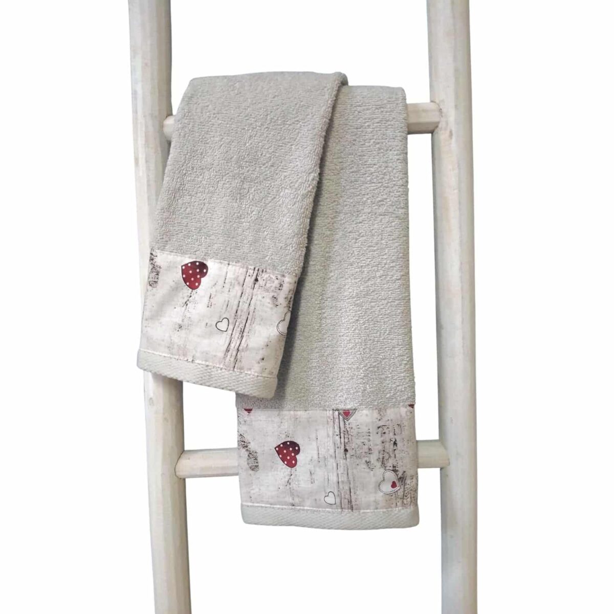 set-asciugamani-1-1-happy-grigio-cuoricini-bourbon-spugna-cotone-bagno-balza-applicata