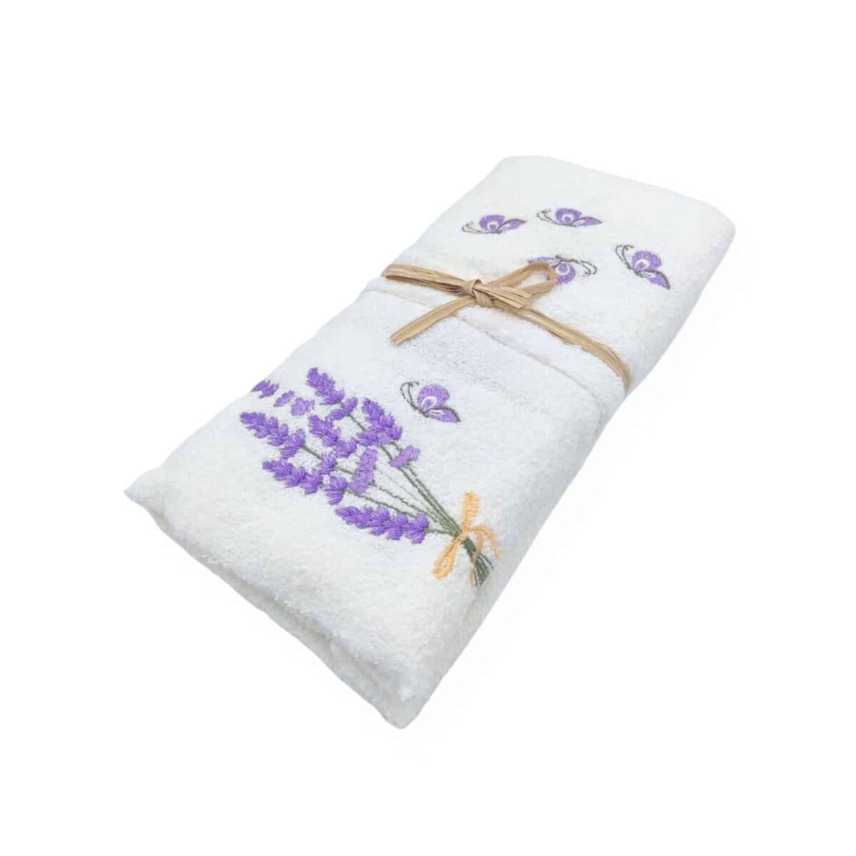 set-asciugamani-1-1-lavanda-farfalle-bianco-spugna-cotone-ricamata-bagno-viso-ospite-confezione