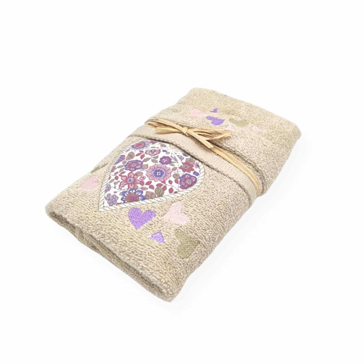 set-asciugamani-1-1-mary-cuori-fiori-beige-spugna-cotone-ricamata-bagno-viso-ospite-confezione