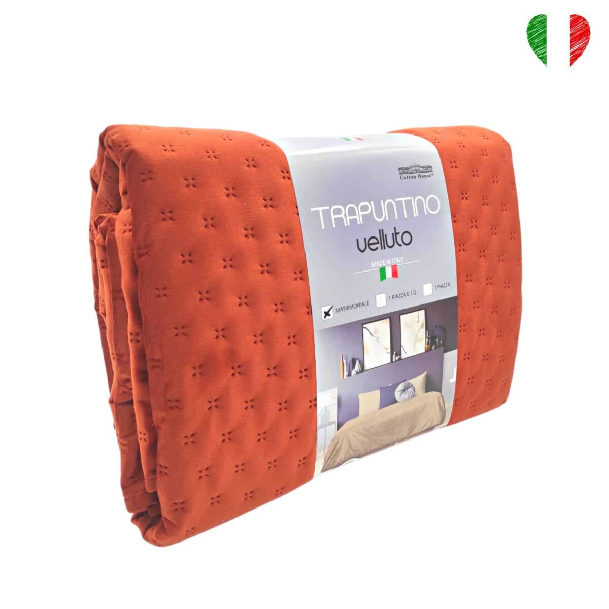 copriletto-dorian-ruggine-arancio-effetto-velluto-made-in-italy-trapuntino-primaverile-estivo-confezione