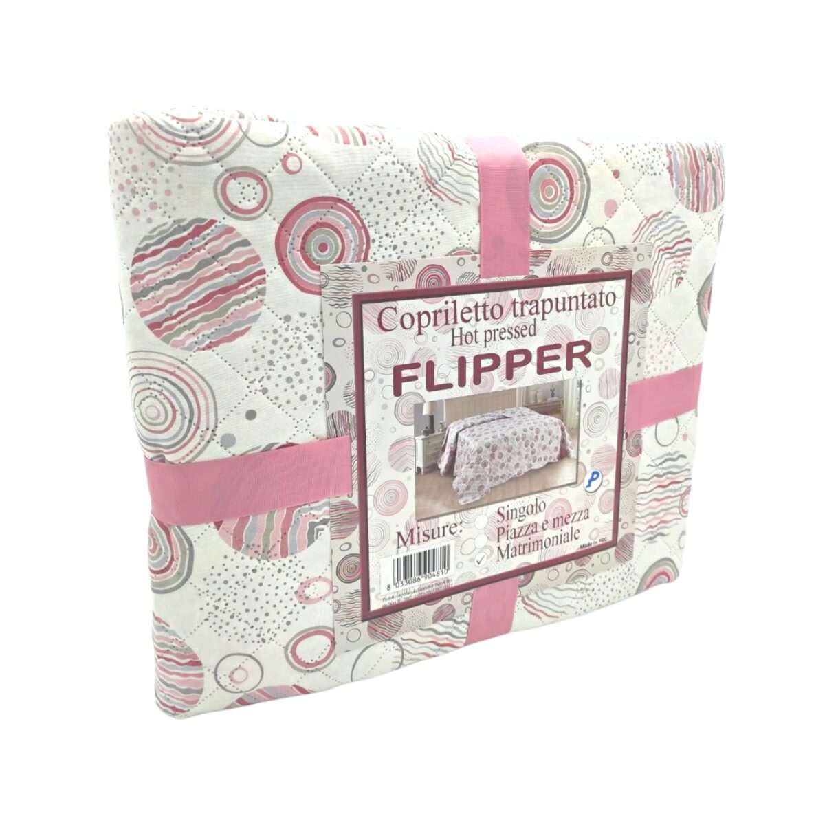 copriletto-flipper-rosa-tortora-trapuntato-primaverile-estivo-geometrico-confezione