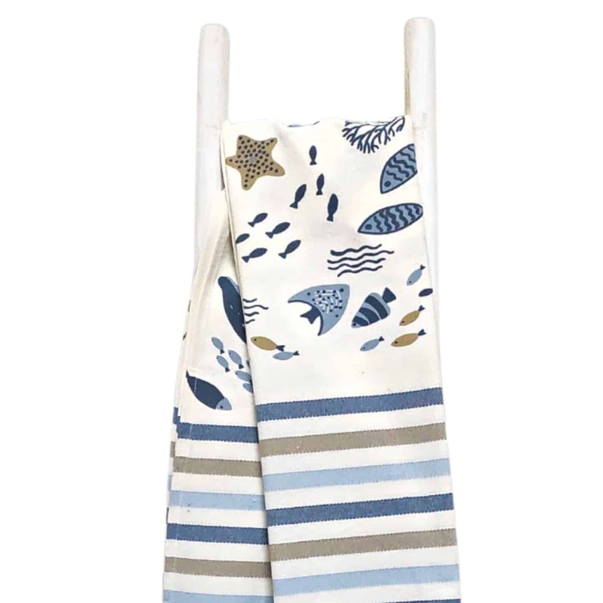 telo-mare-fouta-delfini-blu-frange-100-cotone-artigianale-piegato-dettaglio-1