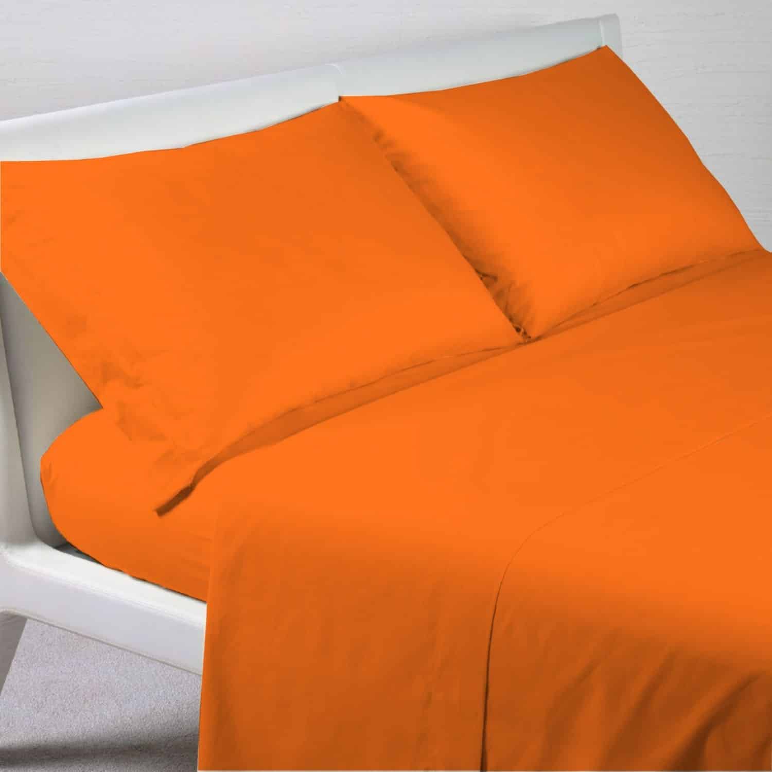 arancio-completo-lenzuola-quadrifoglio-tinta-unita-puro-cotone-made-in-italy
