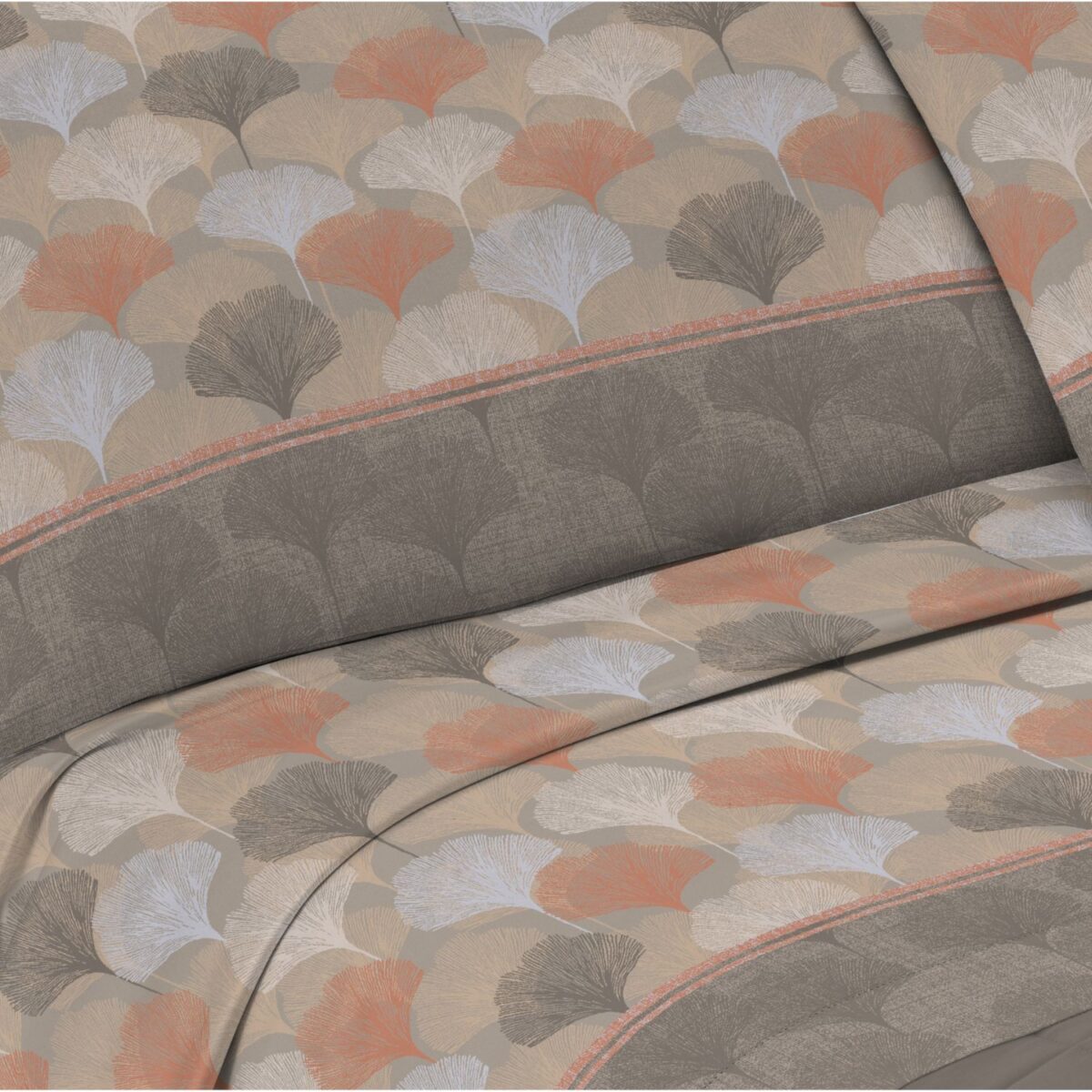 chicchi-beige-completo-lenzuola-smile-made-in-italy-puro-cotone-tortora-arancio-marrone-geometrico-moderno-singolo-matrimoniale-piazza-e-mezza-dettaglio