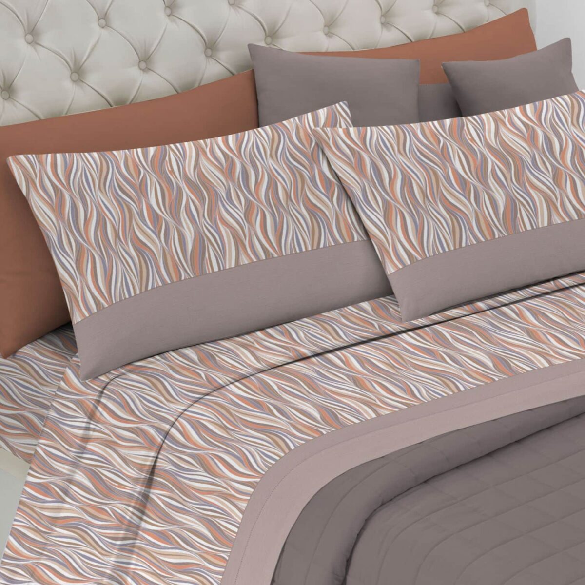 onda-beige-completo-lenzuola-smile-made-in-italy-puro-cotone-tortora-arancio-marrone-geometrico-moderno-singolo-matrimoniale-piazza-e-mezza
