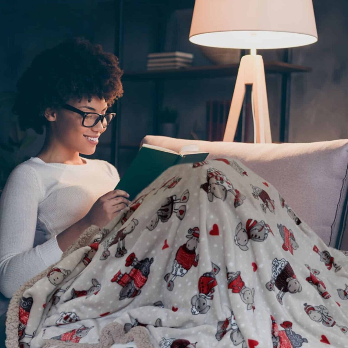 pecorelle-coperta-sherpa-plaid-singolo-matrimoniale-fantasia-pecorelle-divano