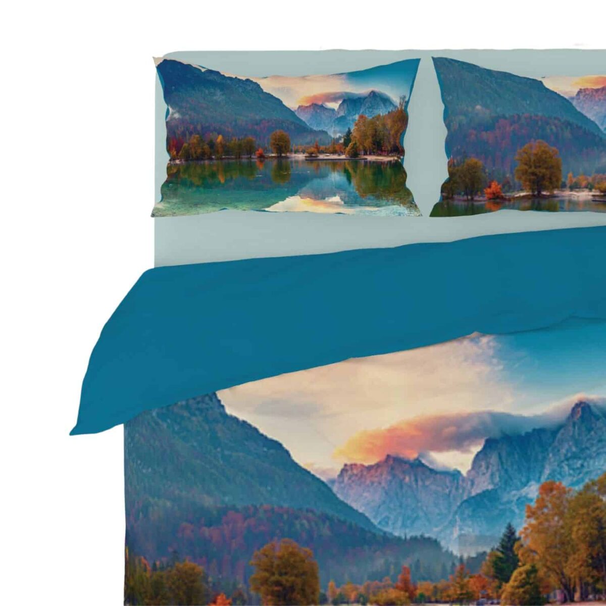 placid-copripiumino-novia-sandy-stampa-digitale-alta-definizione-puro-cotone-matrimoniale-invernale-lago-montagna-cime-alberi-dettaglio