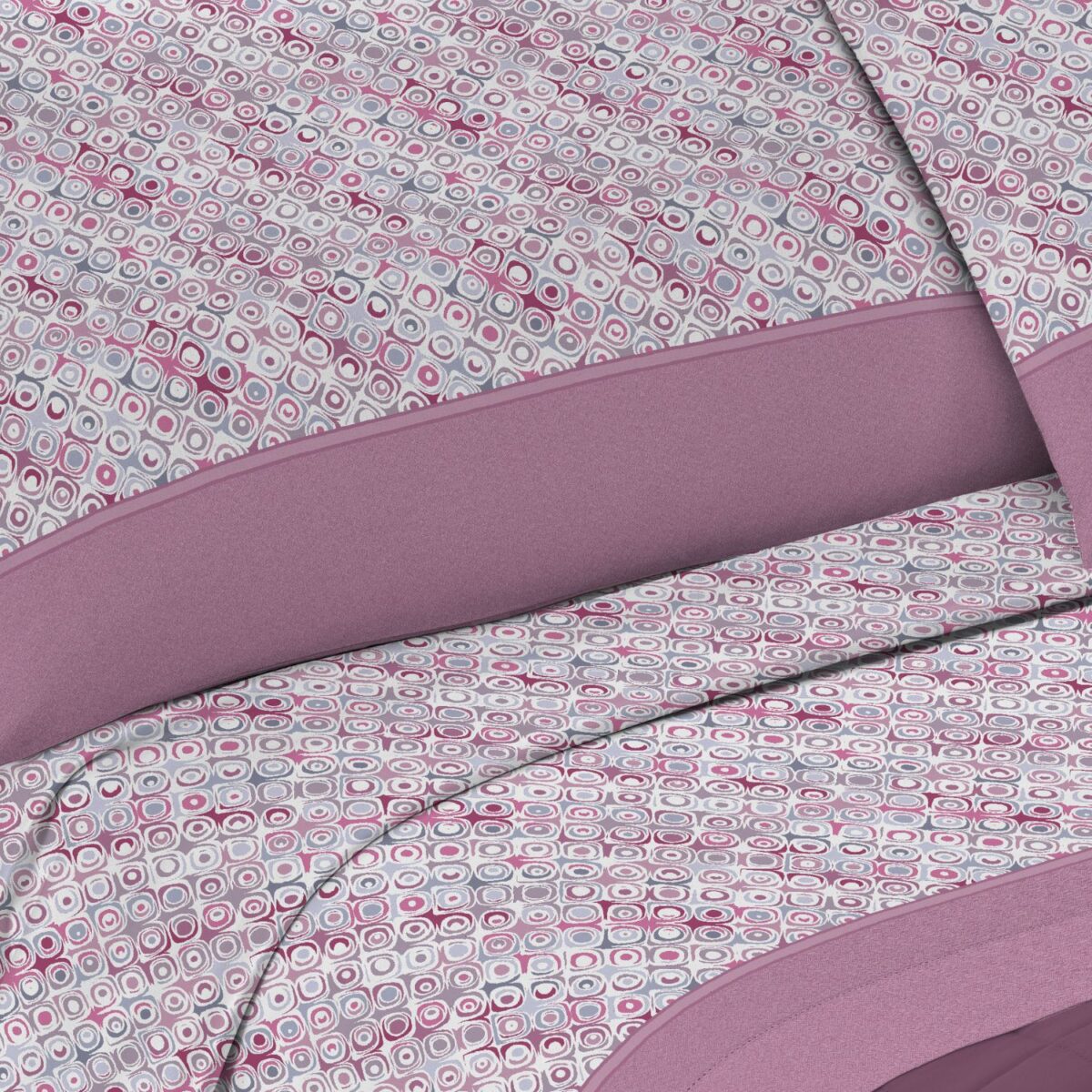 pop-rosa-completo-lenzuola-smile-made-in-italy-puro-cotone-bianco-fucsia-lilla-geometrico-moderno-singolo-matrimoniale-piazza-e-mezza-dettaglio