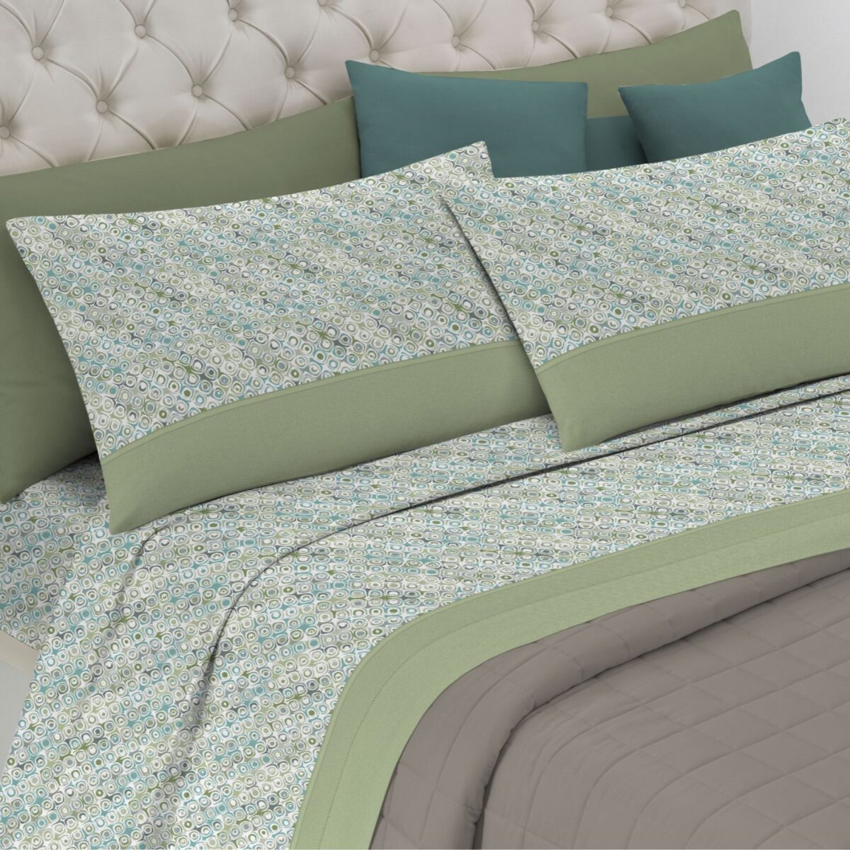 pop-verde-completo-lenzuola-smile-made-in-italy-puro-cotone-bianco-verdino-verdone-geometrico-moderno-singolo-matrimoniale-piazza-e-mezza