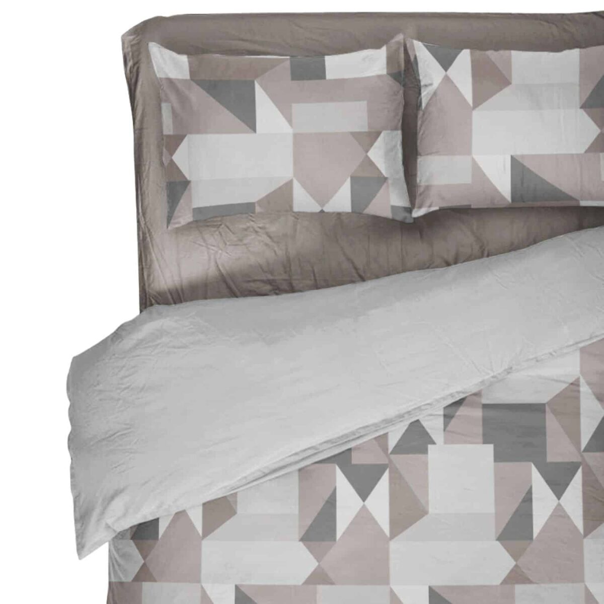 tara-marrone-copripiumino-puro-cotone-novia-geometrico-sfumato-classico-beige-tortora-panna-dettaglio