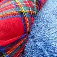 Coperta Aspen Rosso Con Sherpa Plaid Calda Soffice Invernale - immagine 2