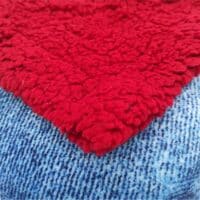 Coperta Aspen Rosso Con Sherpa Plaid Calda Soffice Invernale - immagine 3