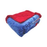 Coperta Aspen Rosso Con Sherpa Plaid Calda Soffice Invernale - immagine 4