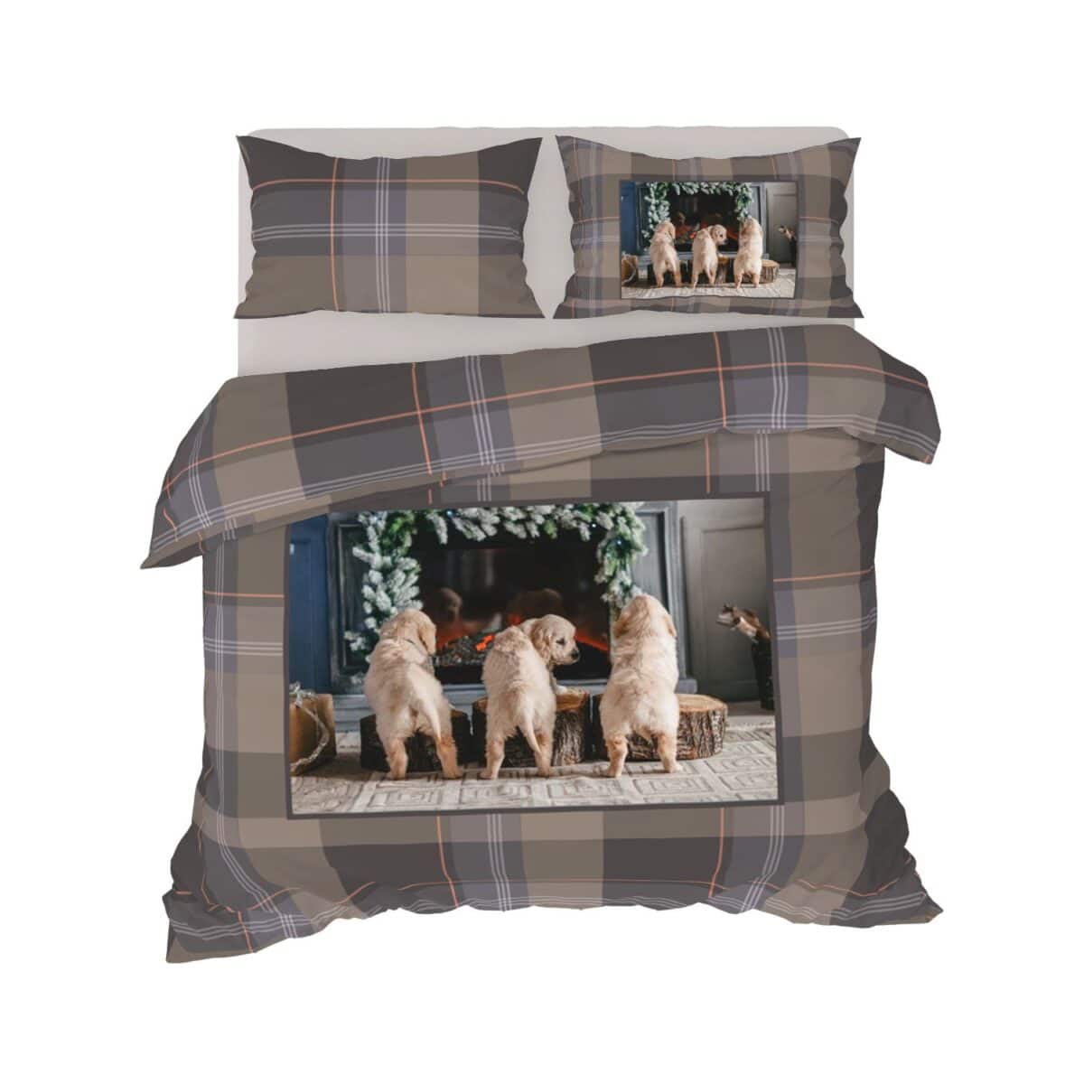 copripiumino-golden-novia-stampa-digitale-alta-definizione-puro-cotone-matrimoniale-invernale-cuccioli-di-cane-natale-camino-casa-aperto