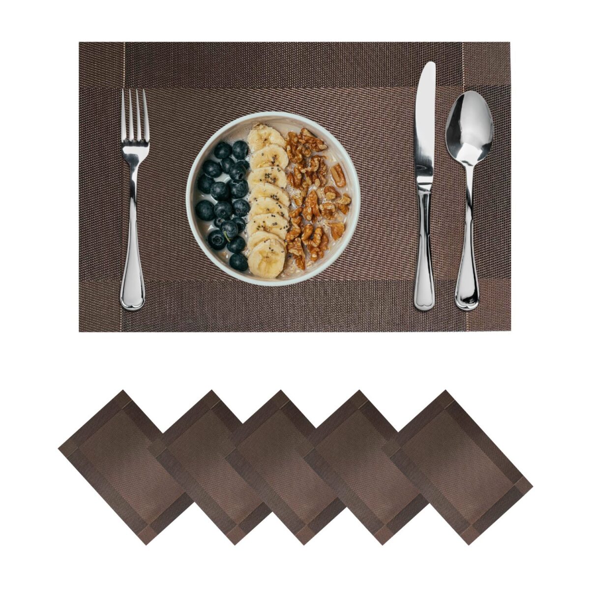 tovaglietta-americena-tinta-unita-marrone-intreccio-robusta-colazione-pasti-veloci-aperta
