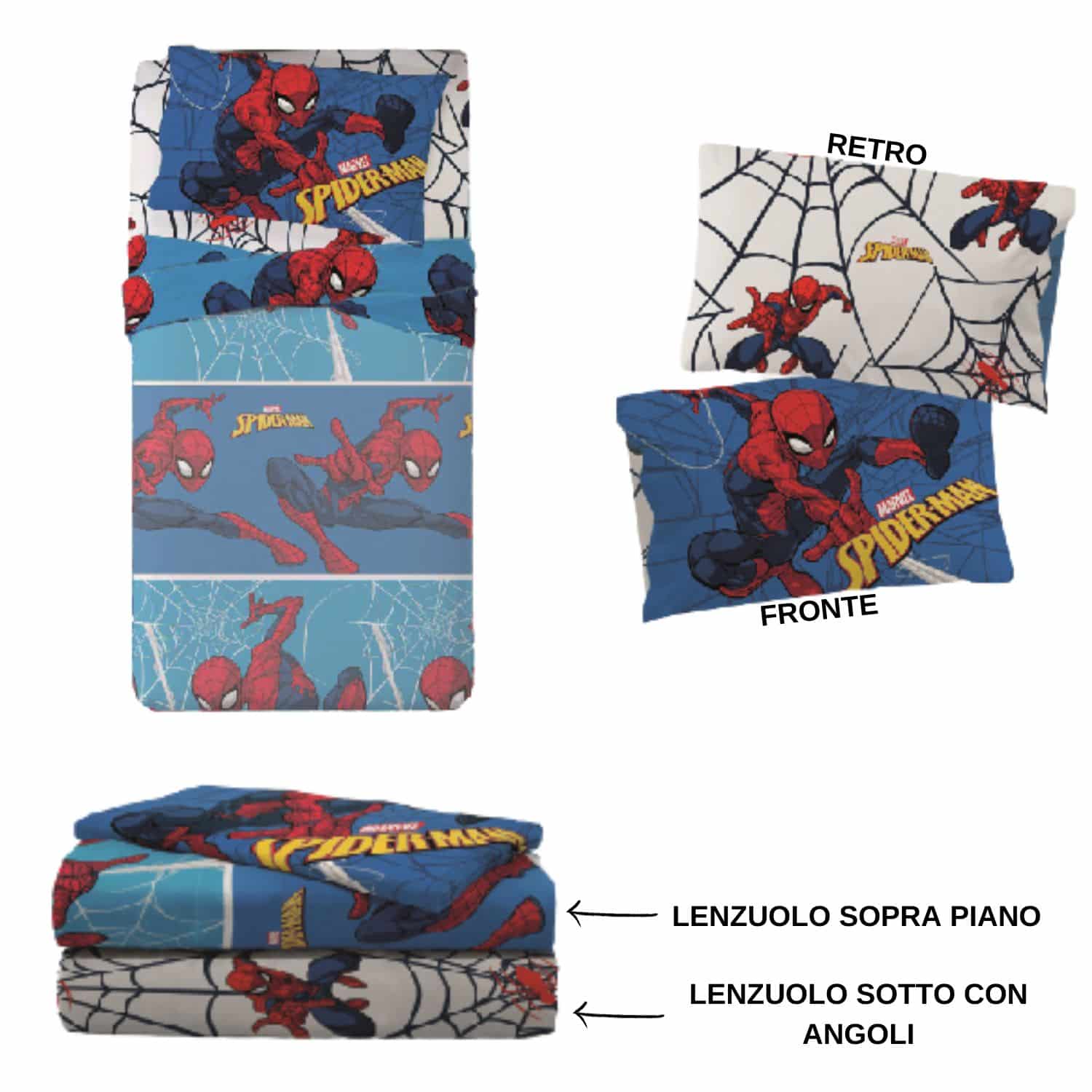 completo-lenzuola-spiderman-marvel-iomo-ragno-ragnatela-cotone-fantasia-cartone-super-eroi-dettaglio