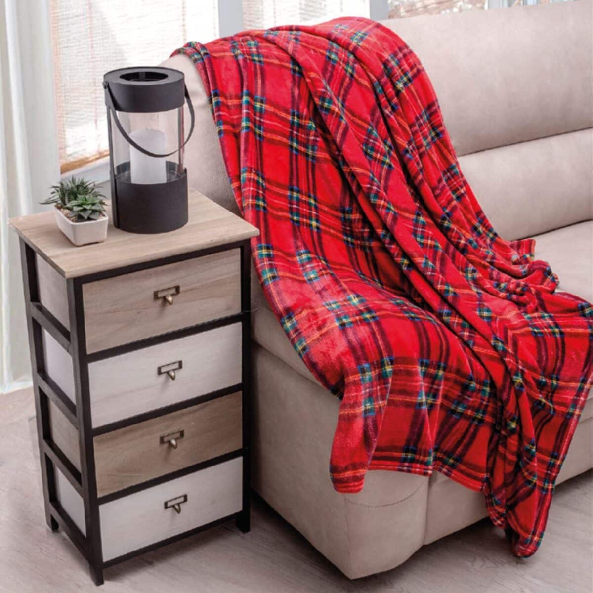 plaid-gift-chester-coperta-idea-regalo-natale-cassettina-legno-decorata-aperta