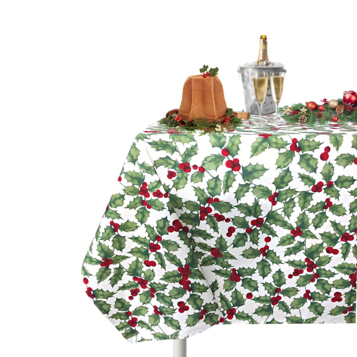 tovaglia-agrifoglio-cotone-fantasia-natale-caponanno-festa-bianco-rosso-verde-aperta