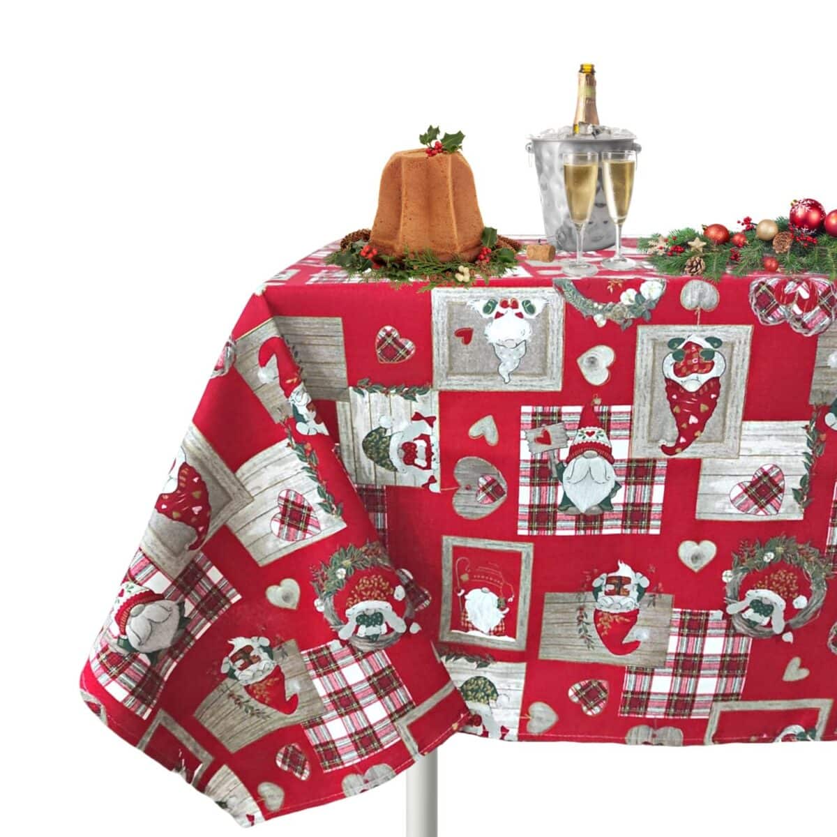 tovaglia-gnometti-cotone-fantasia-elfi-rossi-scozzese-natale-capodanno-festa-aperta
