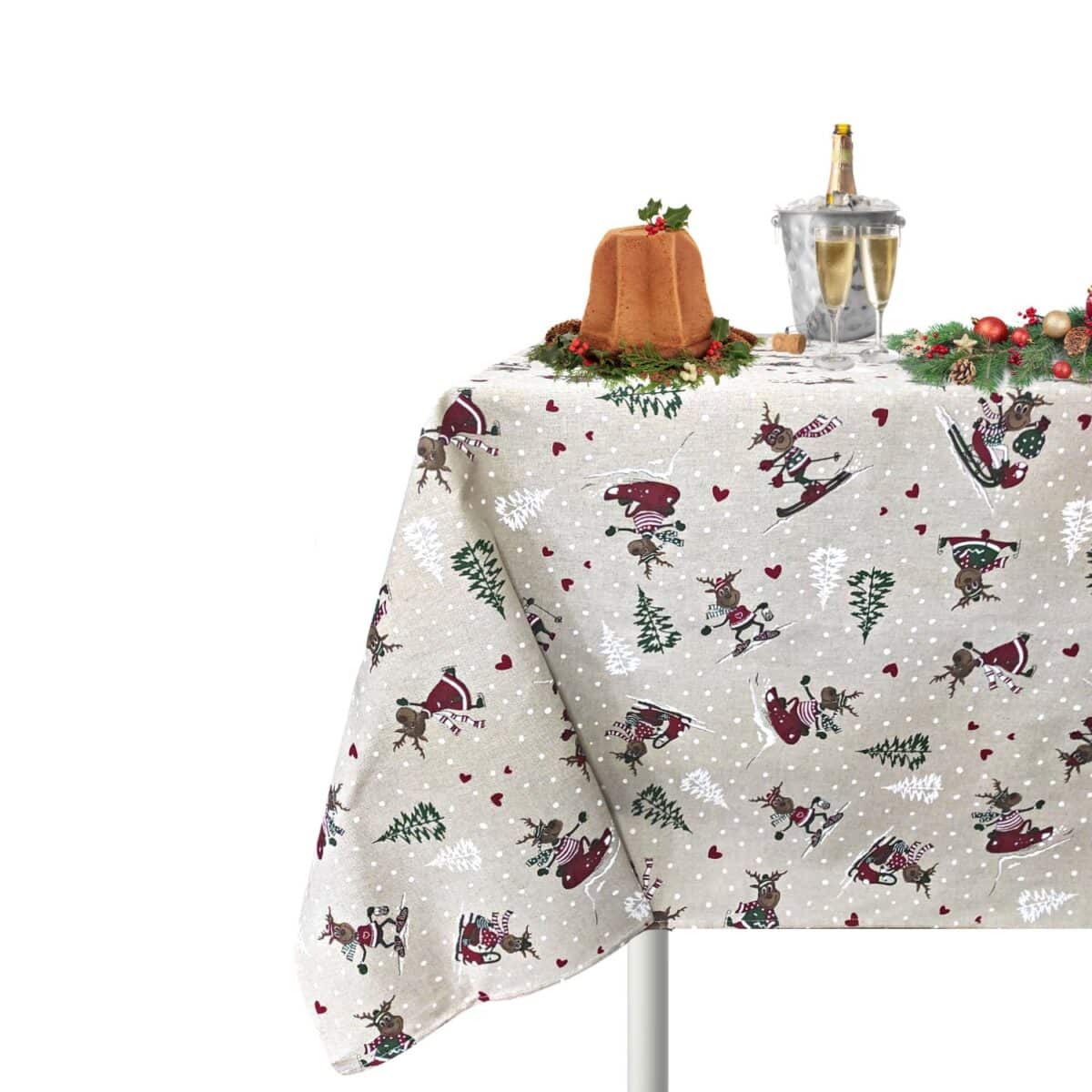 tovaglia-renne-cotone-miros-natale-festa-capodanno-sci-rosso-verda-bianco-aperta