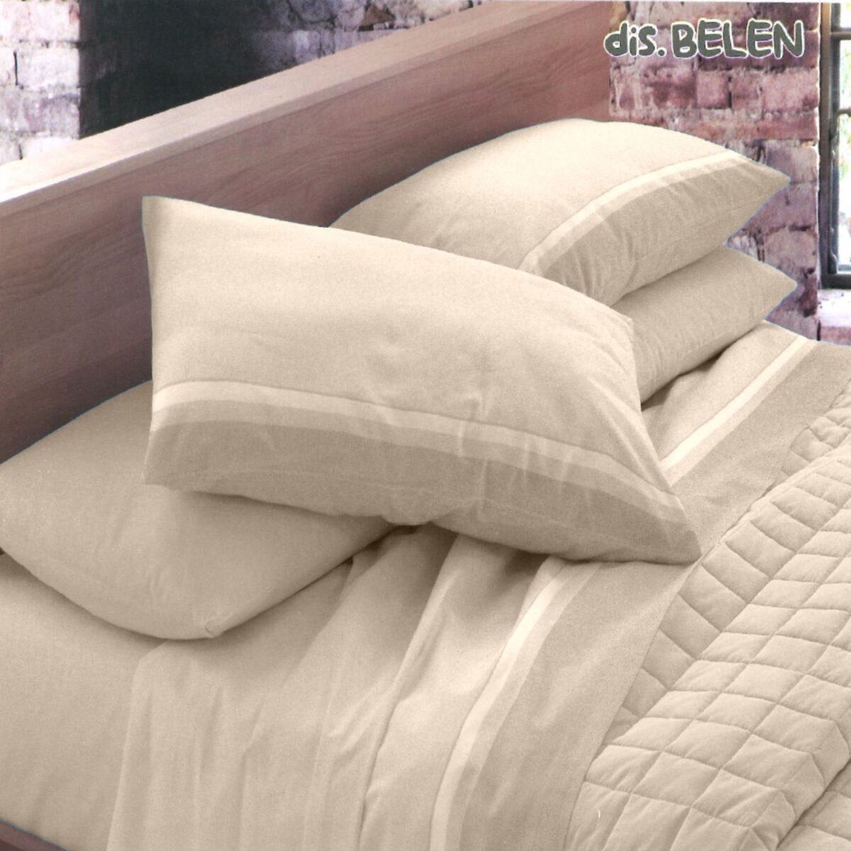 completo-lenzuola-flanella-belen-beige-fantasia-pallini-dettaglio-colore