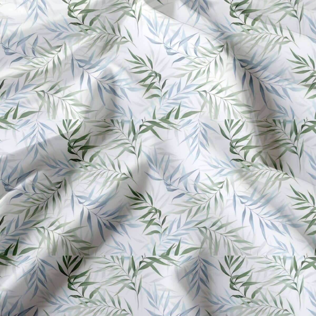 completo-lenzuola-felci-verde-penelope-cotone-fantasia-dettaglio-tessuto-letto